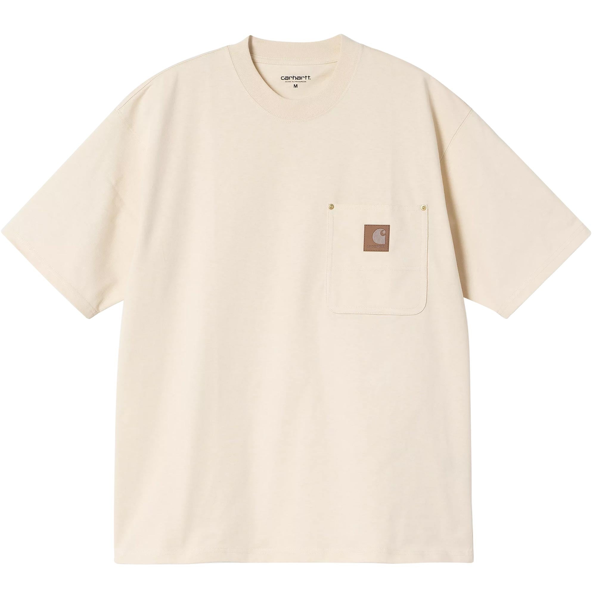 Carhartt WIP Short Sleeve Eldon Pocket T-Shirt - Off White