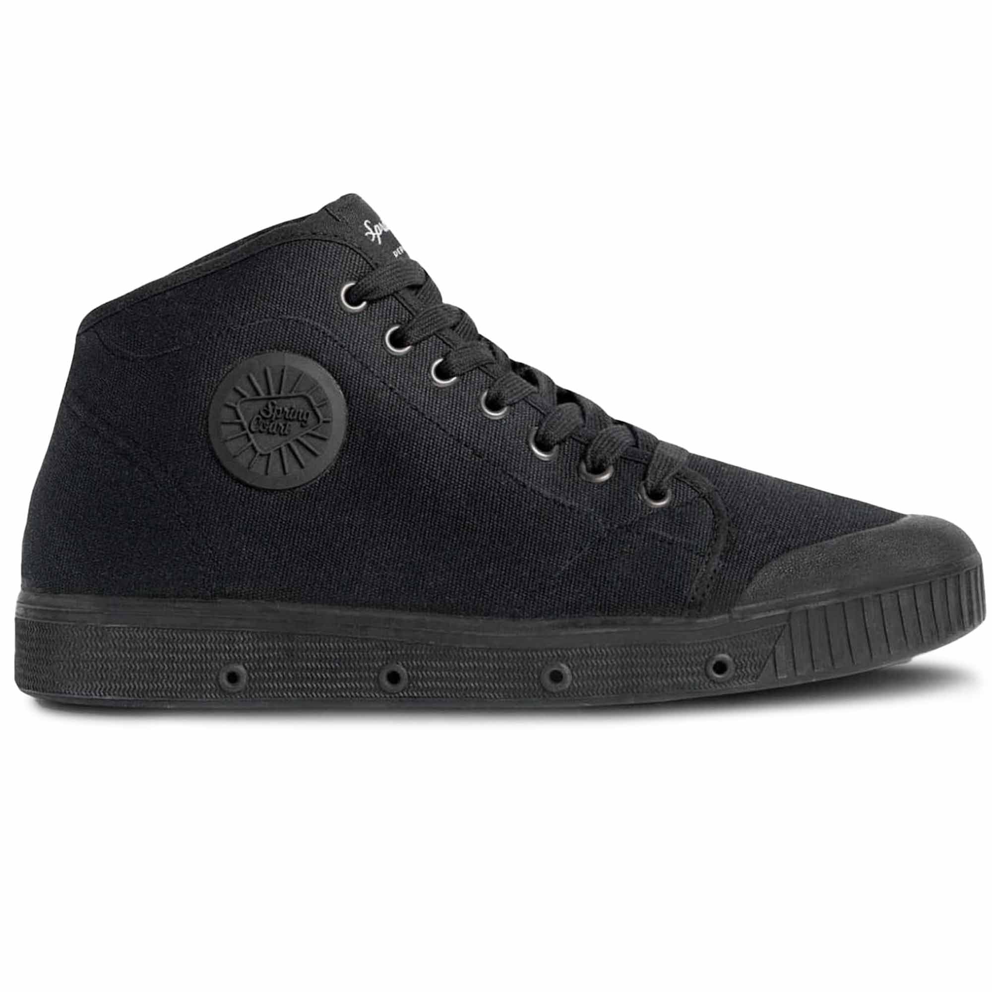 Spring Court B2 Canvas Shoe | Black | B2-1003-1-2 – Stuarts London