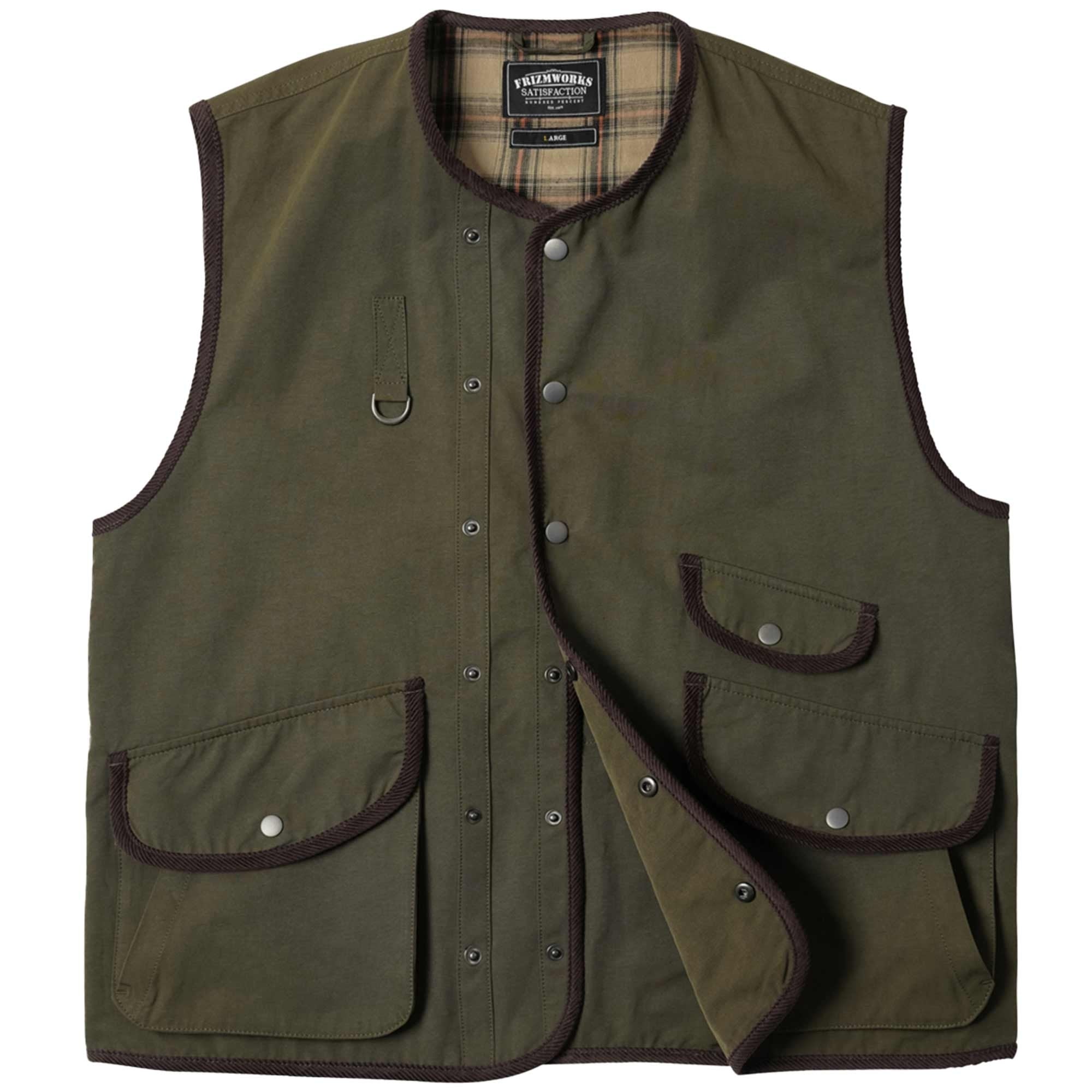 Gilet homme vert SOUVENIR 100% recyclé et made in France