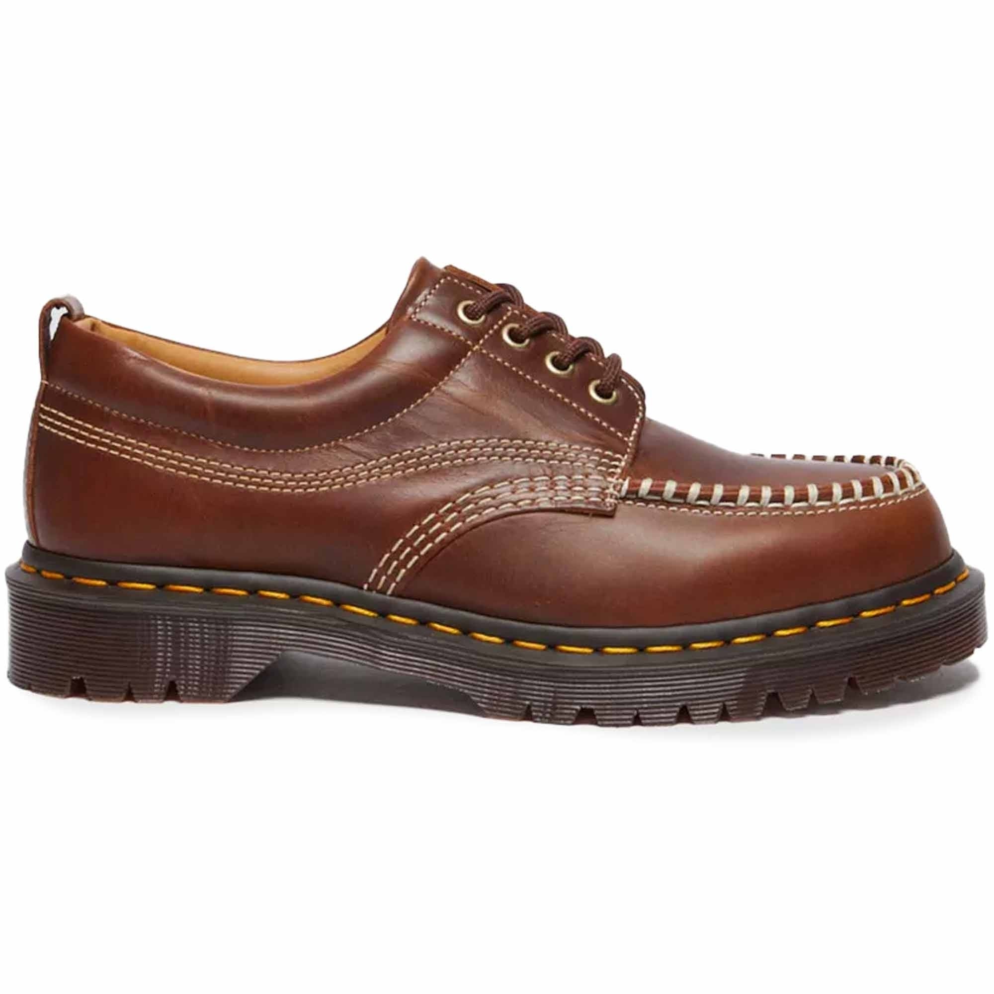 靴 Dr. Martens LOWELL UK8 Dr Martens Lowell Leather Moc Toe Shoes - 3187243 – Stuarts London
