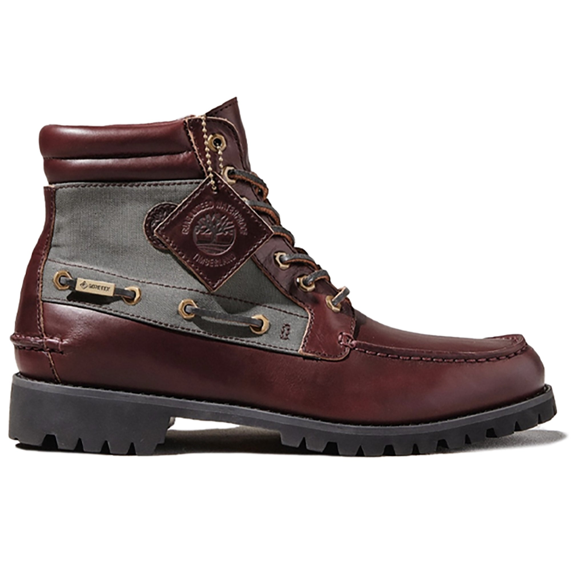 Timberland 7-Eye Mid Lace GTX Boots - Dark Red Full Grain