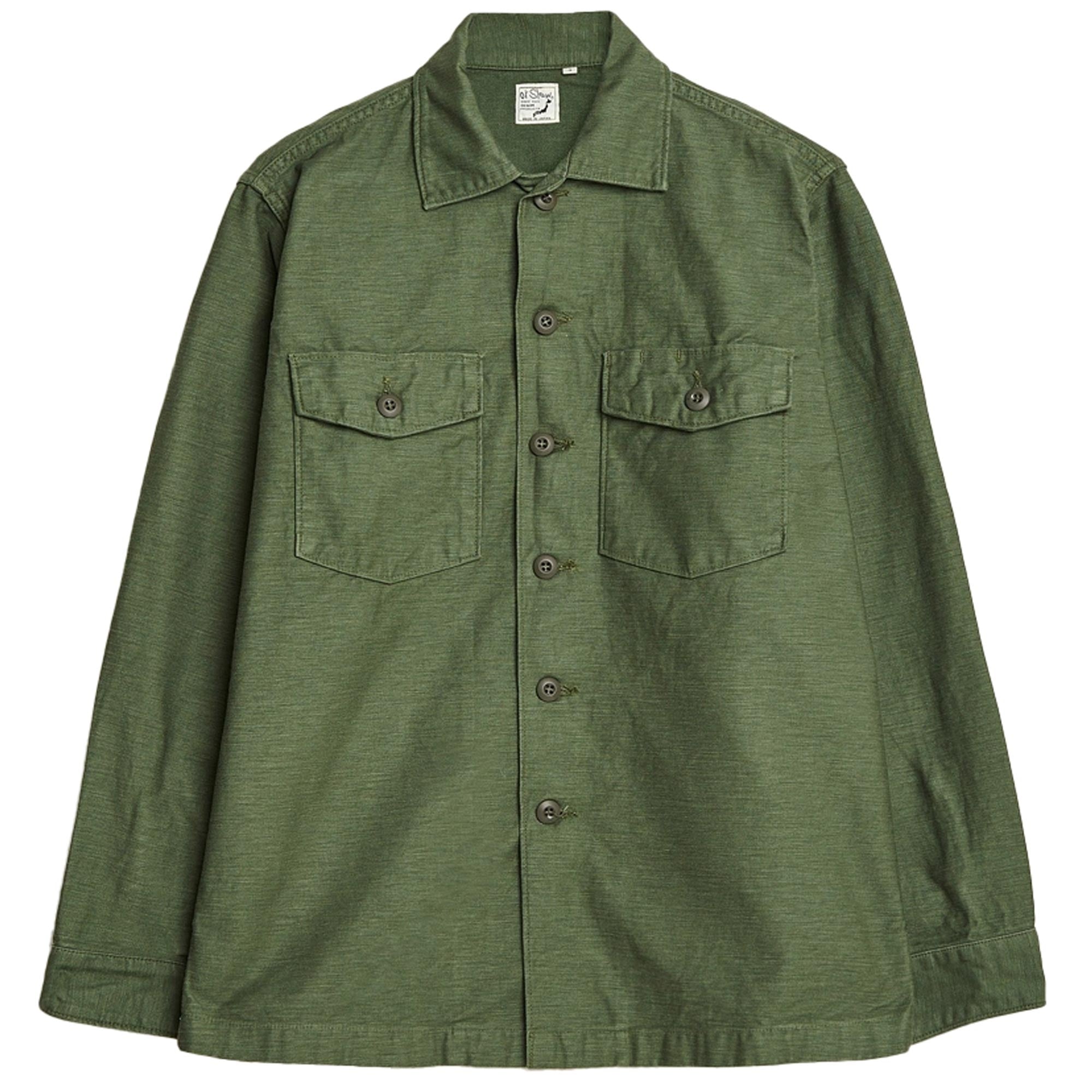 Orslow US Army Fatigue Shirt - Green 03-8045-216K – Stuarts London