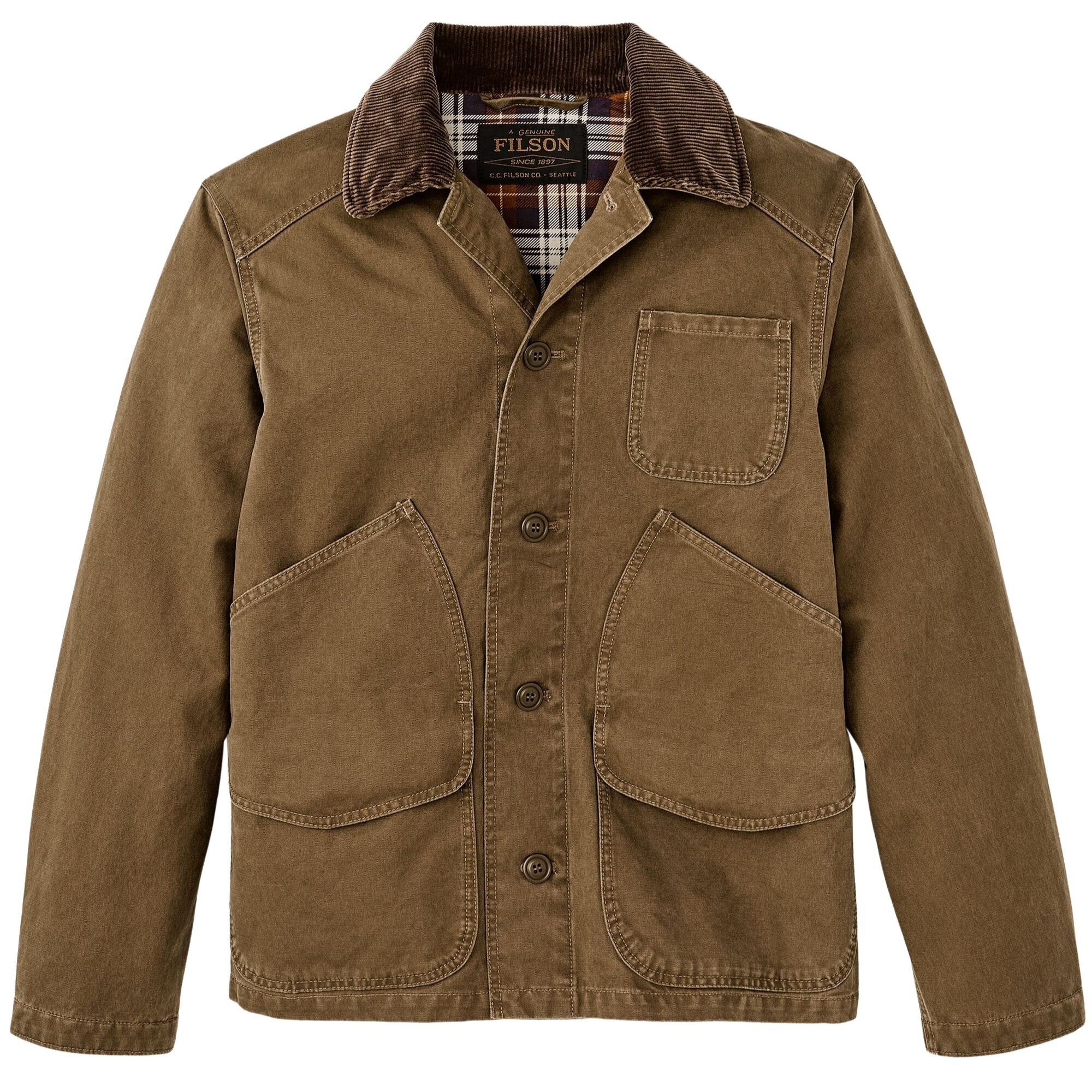 Filson Canvas Outfitter Jacket - Kangaroo – Stuarts London