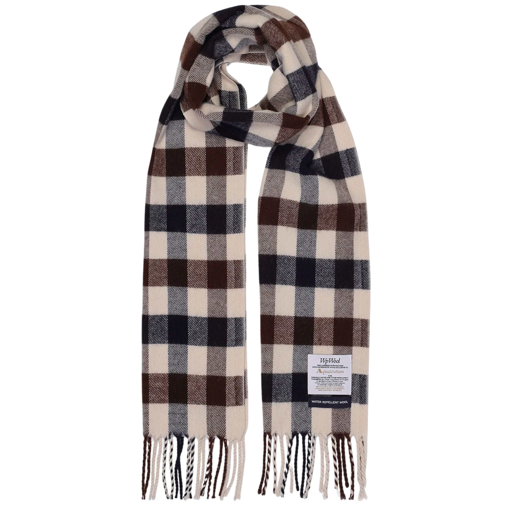 Aquascutum Club Check Scarf - Macro Club SF001-MAC – Stuarts London
