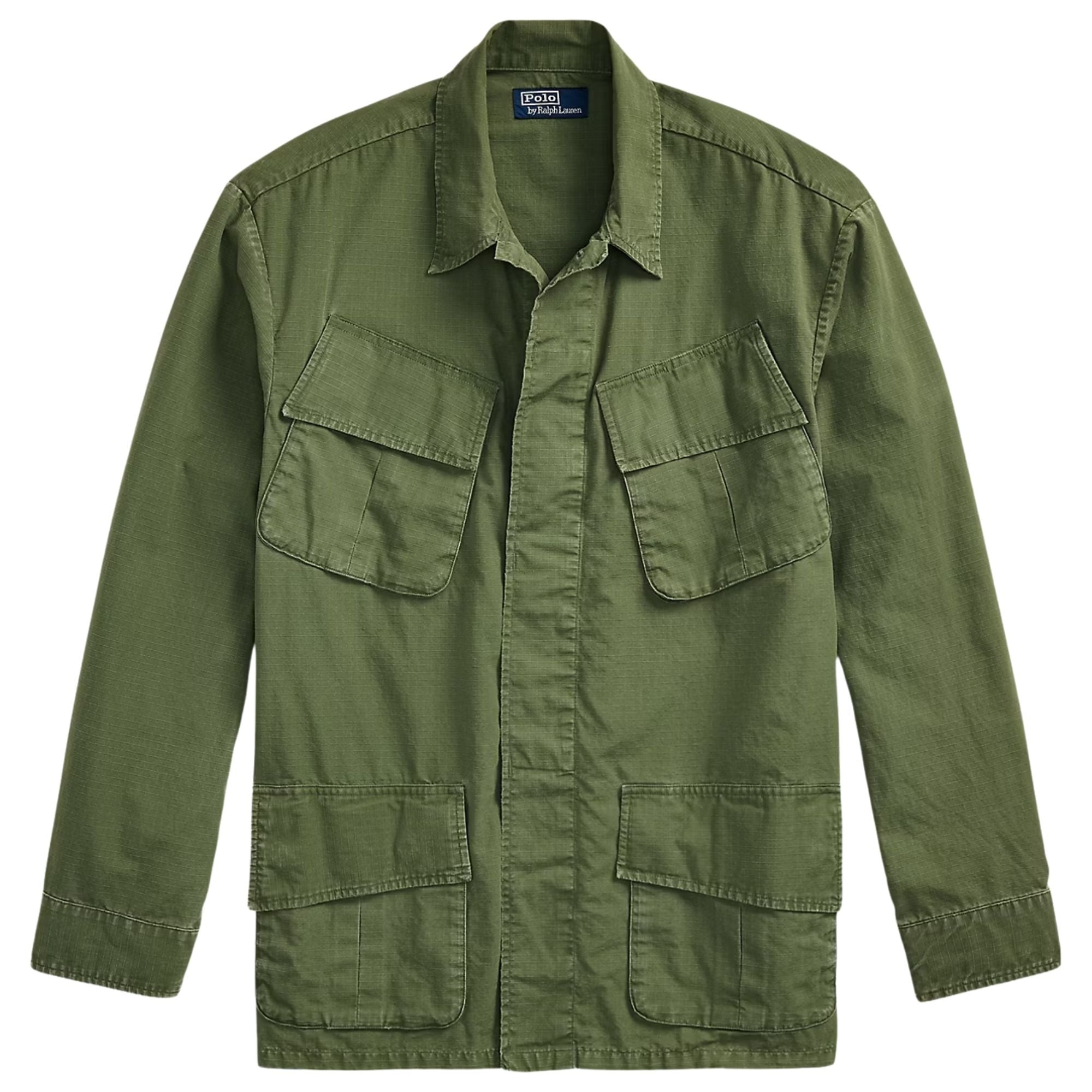 Polo Ralph Lauren Ripstop Utility Overshirt - Green – Stuarts London
