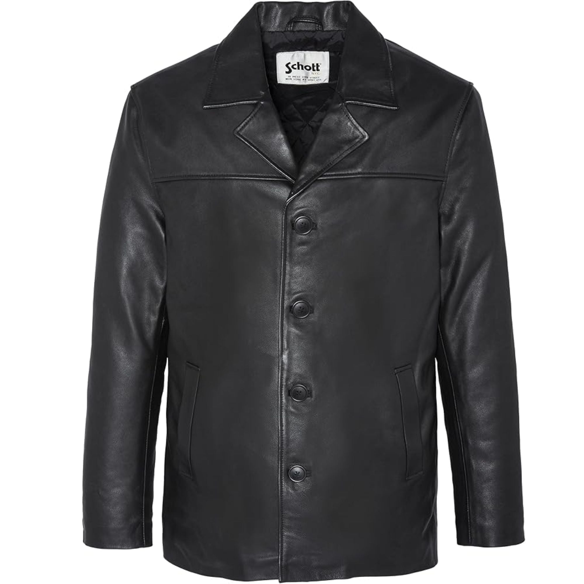 Schott NYC Maine 2 Leather Jacket - Black LCMAINE2 – Stuarts London Schott NYC Maine 2 Leather Jacket - Black LCMAINE2 – Stuarts London