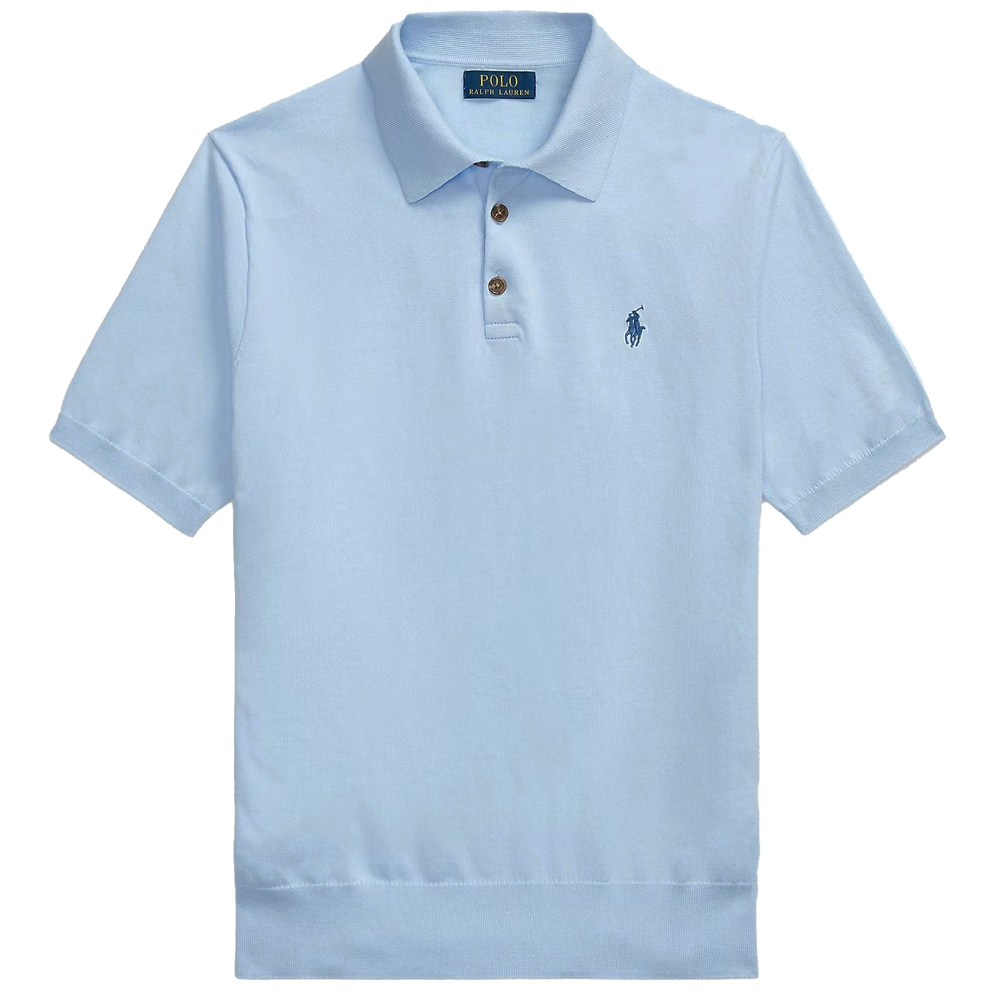 Polo Ralph Lauren Knit Polo - Blue – Stuarts London