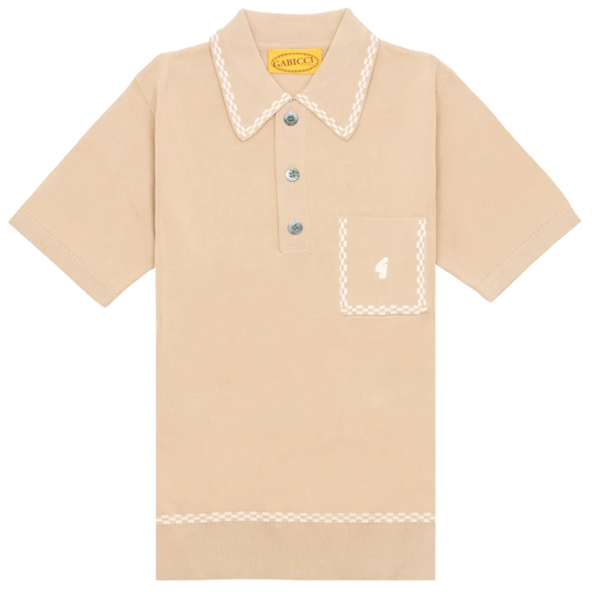 Gabicci Vintage Alexander Polo Shirt - Sandstone – Stuarts London