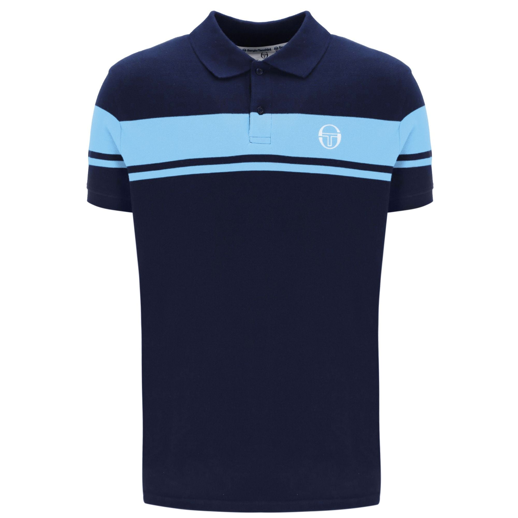 Sergio Tacchini Young Line Polo Shirt - Maritime – Stuarts London