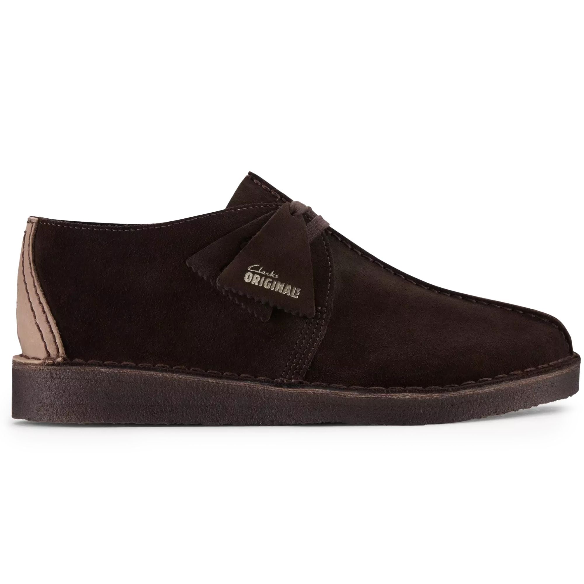 Clarks Originals Desert Trek Shoes - Dark Brown 88320-DBN