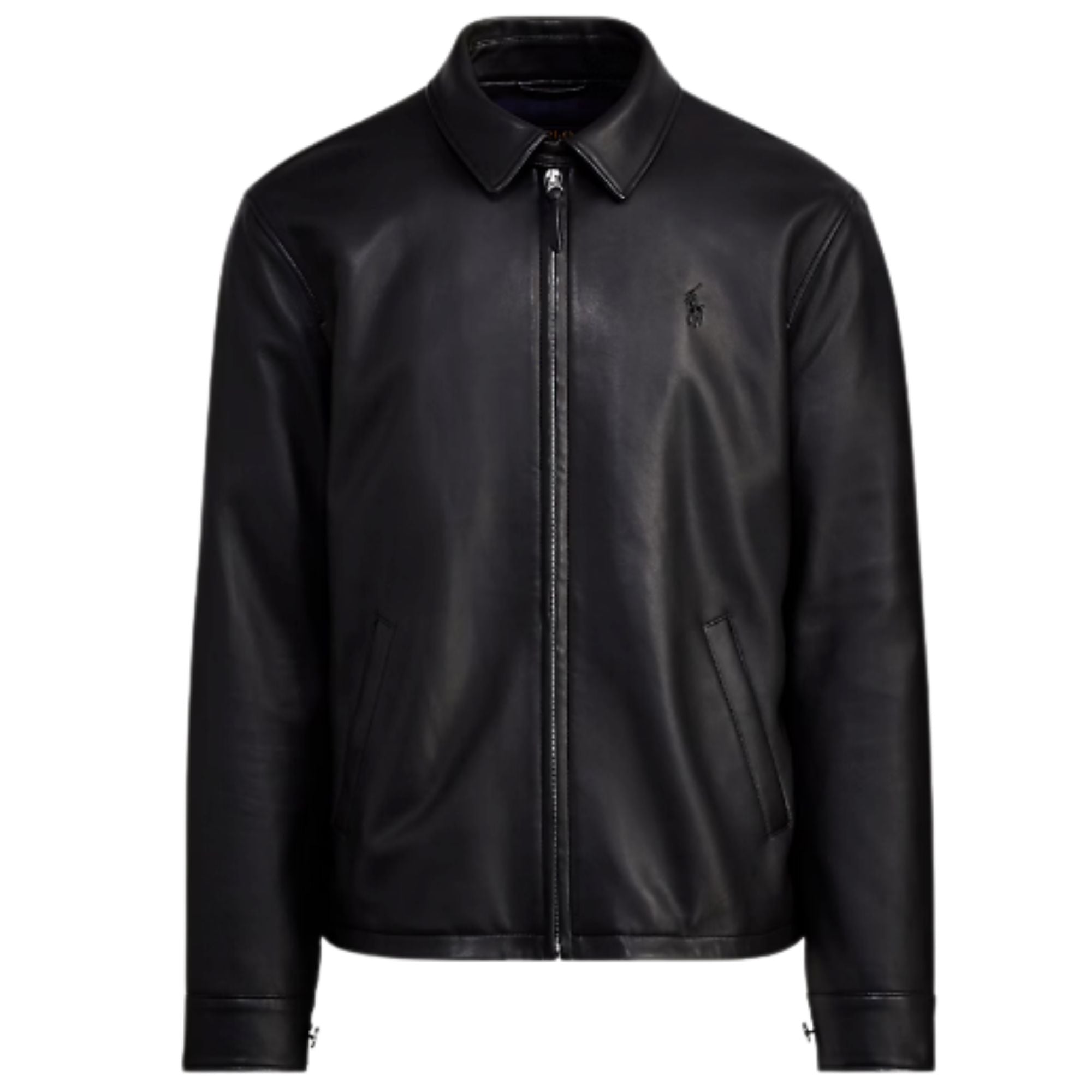 美品✨ POLO RALPH LAUREN テーラードジャケット レザー切替 黒 Polo Ralph Lauren The Bayville Leather Jacket - Black 71067143-BK