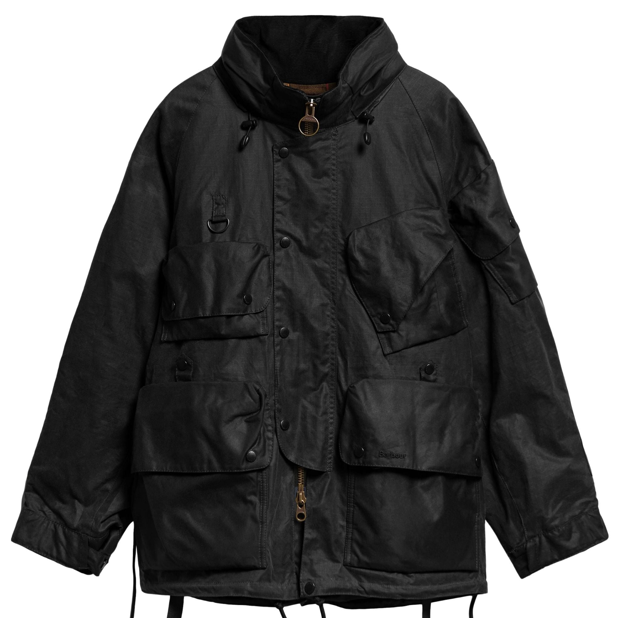 Barbour x Norbit Ripstop Wax Jacket - Black MWX2614BK – Stuarts London