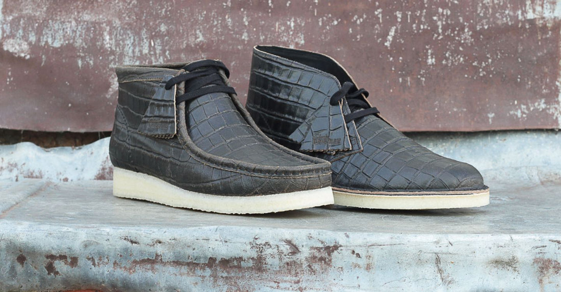 Clarks Originals New Season Black Crocodile Updates