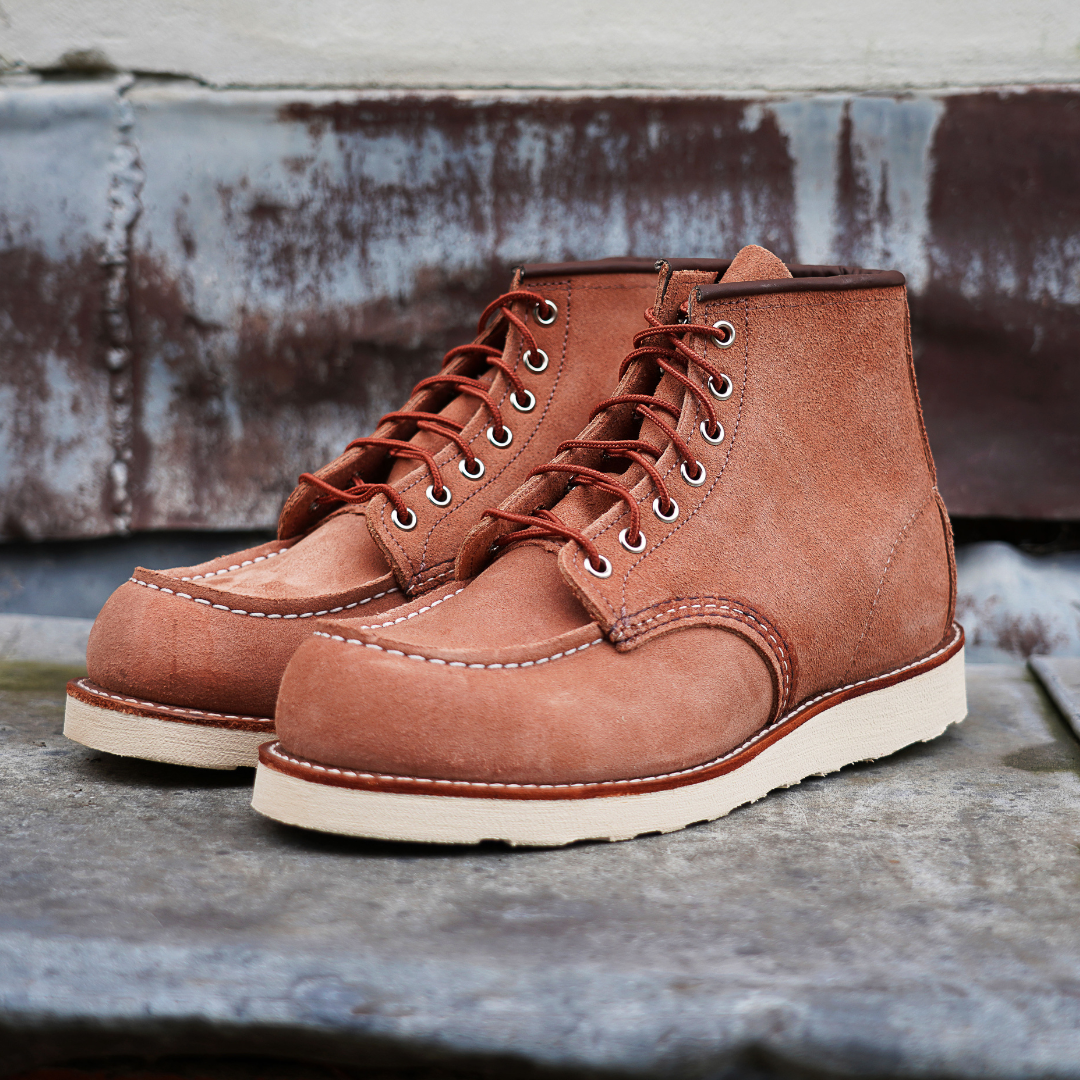 Red Wing Moc Toe Dusty Rose