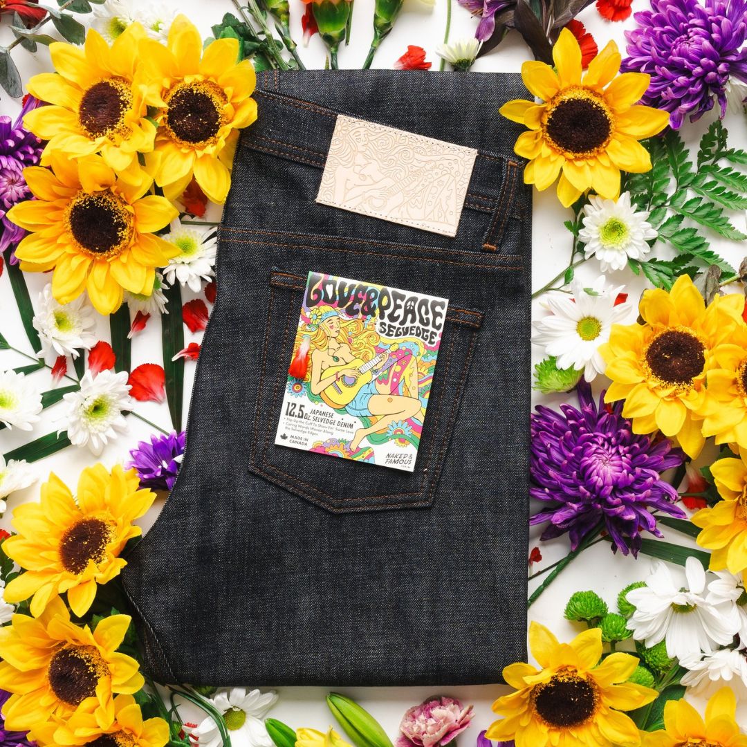 The All New Love &amp; Peace Selvedge from Naked &amp; Famous