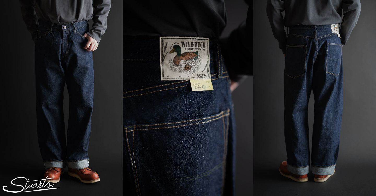 Big John Yoshidenim Wild Duck Jeans: Made in Japan