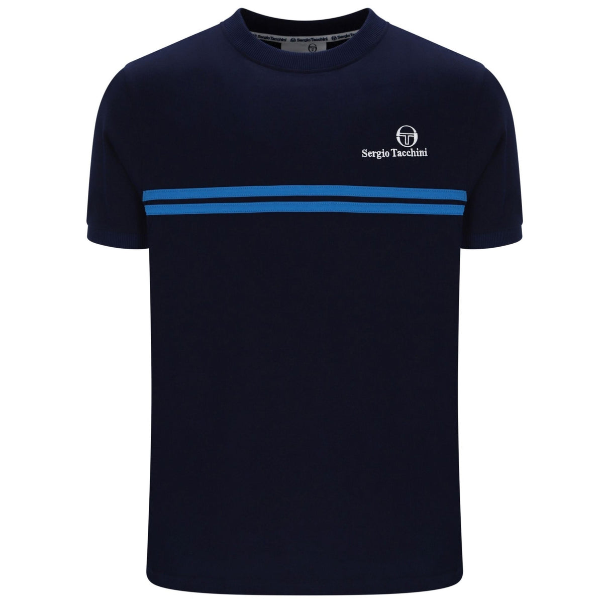Sergio Tacchini New Supermac T-Shirt - Maritime Blue/Princess Blue
