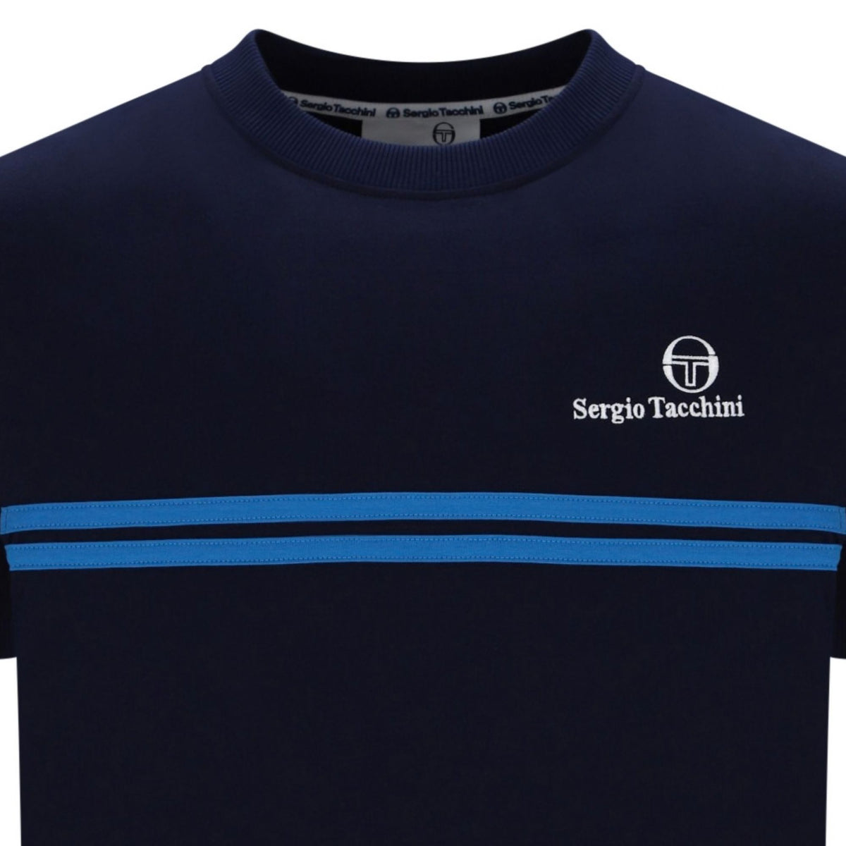 Sergio Tacchini New Supermac T-Shirt - Maritime Blue/Princess Blue