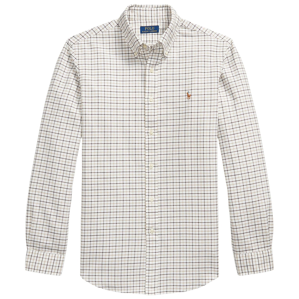 Polo Ralph Lauren Custom Fit Tattersall Oxford Shirt - Navy/Green Multi