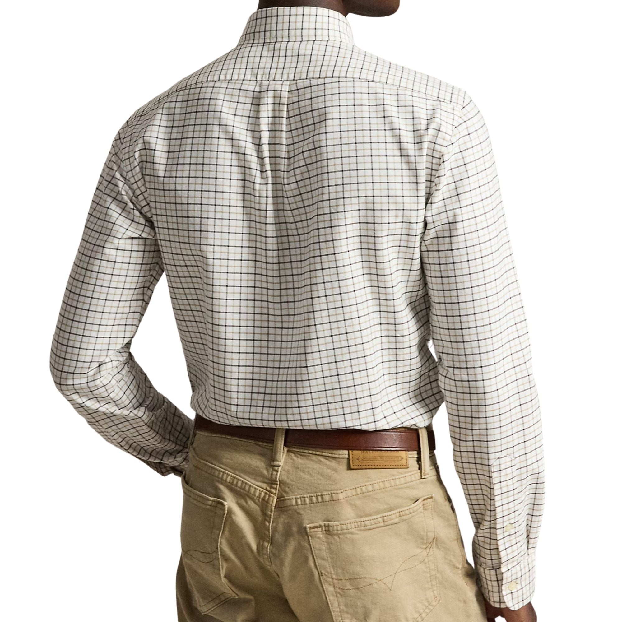 Polo Ralph Lauren Custom Fit Tattersall Oxford Shirt - Navy/Green Multi