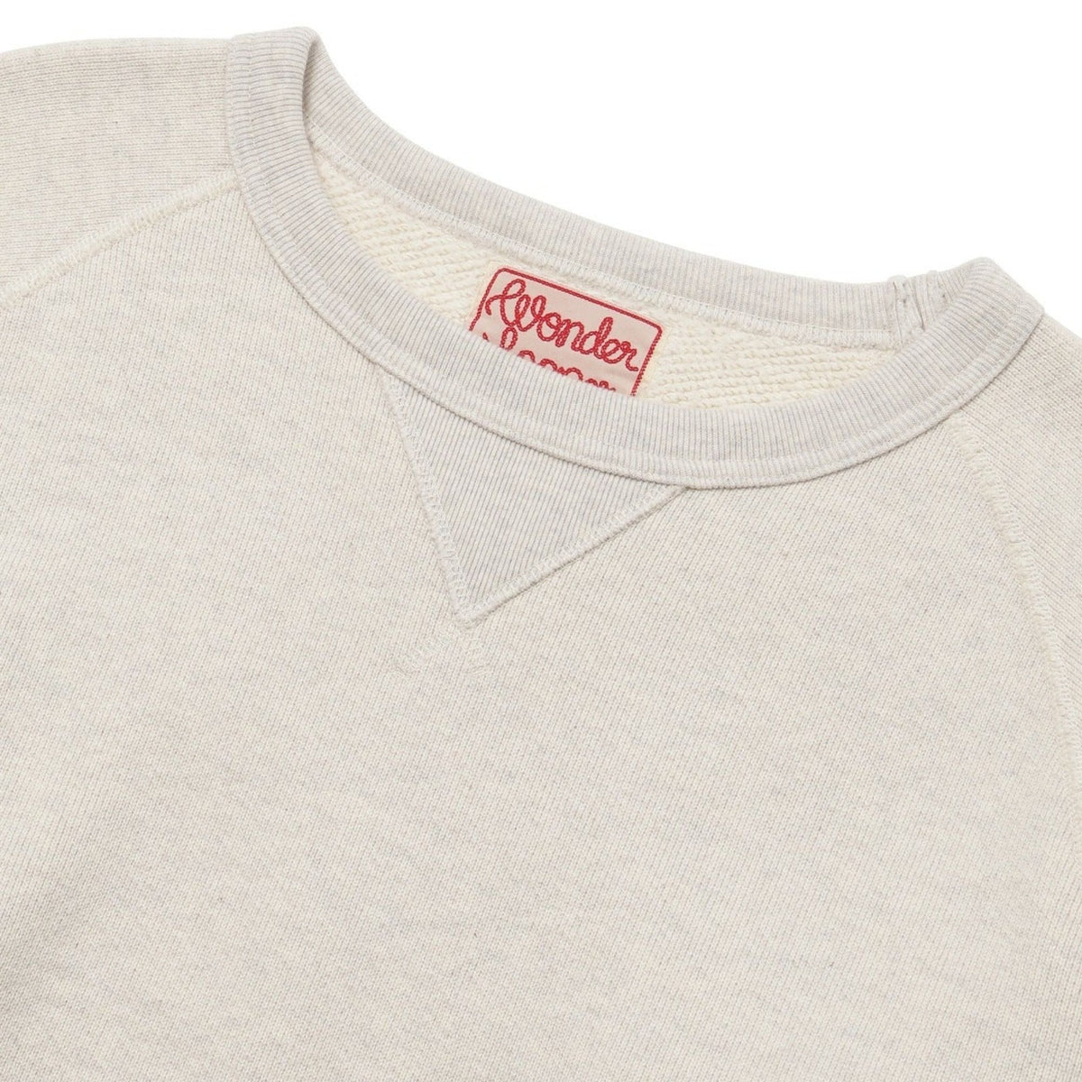 Wonder Looper Double Heavyweight French Terry Pullover Crewneck - Oatmeal