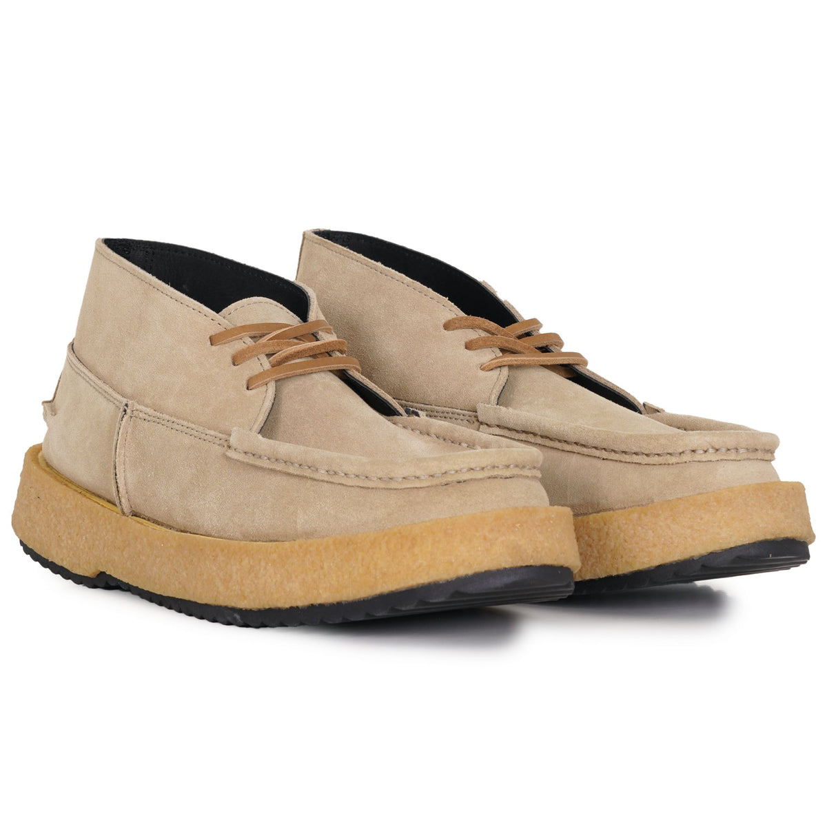 Leevons Topcat Suede Casual Shoes - Sand Suede