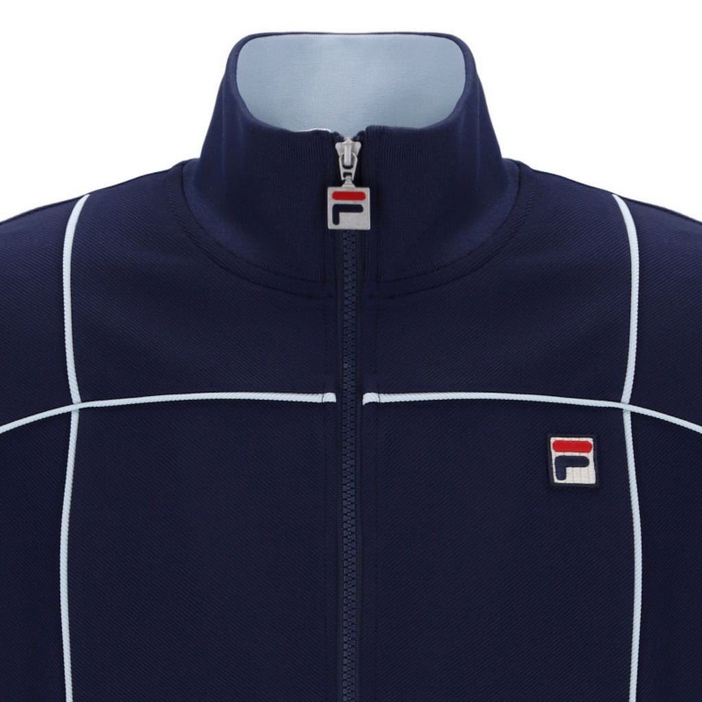 Fila Vintage Armando Piping Track Top - Fila Navy