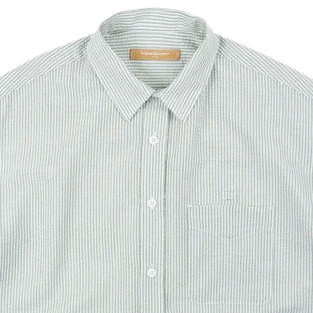 FrizmWORKS OG Stripe Seersucker Shirt - Green