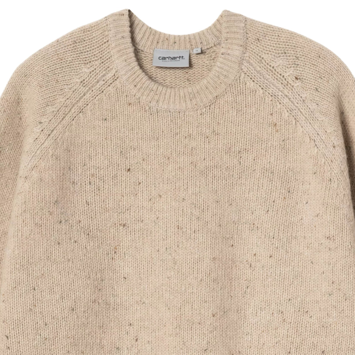 Carhartt WIP Anglistic Sweater - Speckled Fleur de Sel