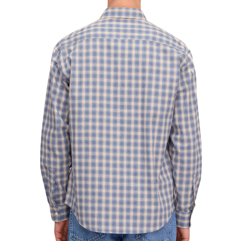 NN07 Deon Shirt - Blue Check