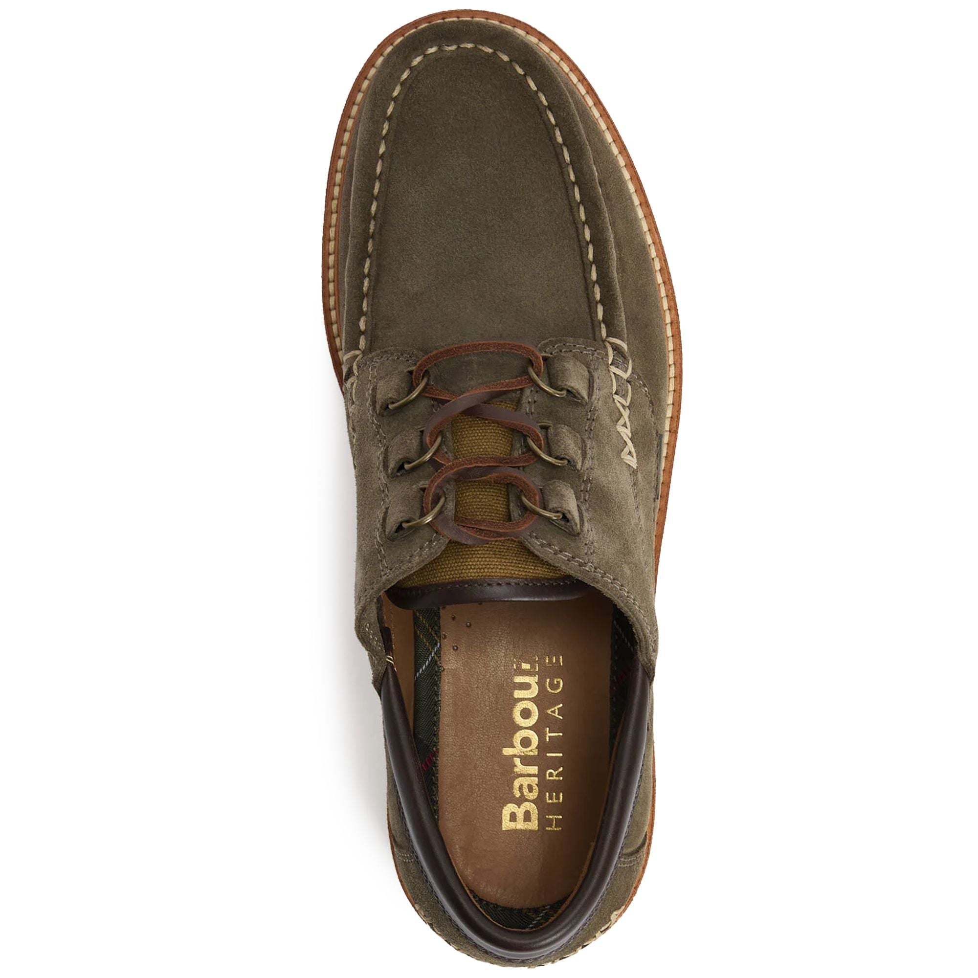 Murtun Moccasin Shoes - Moss Green