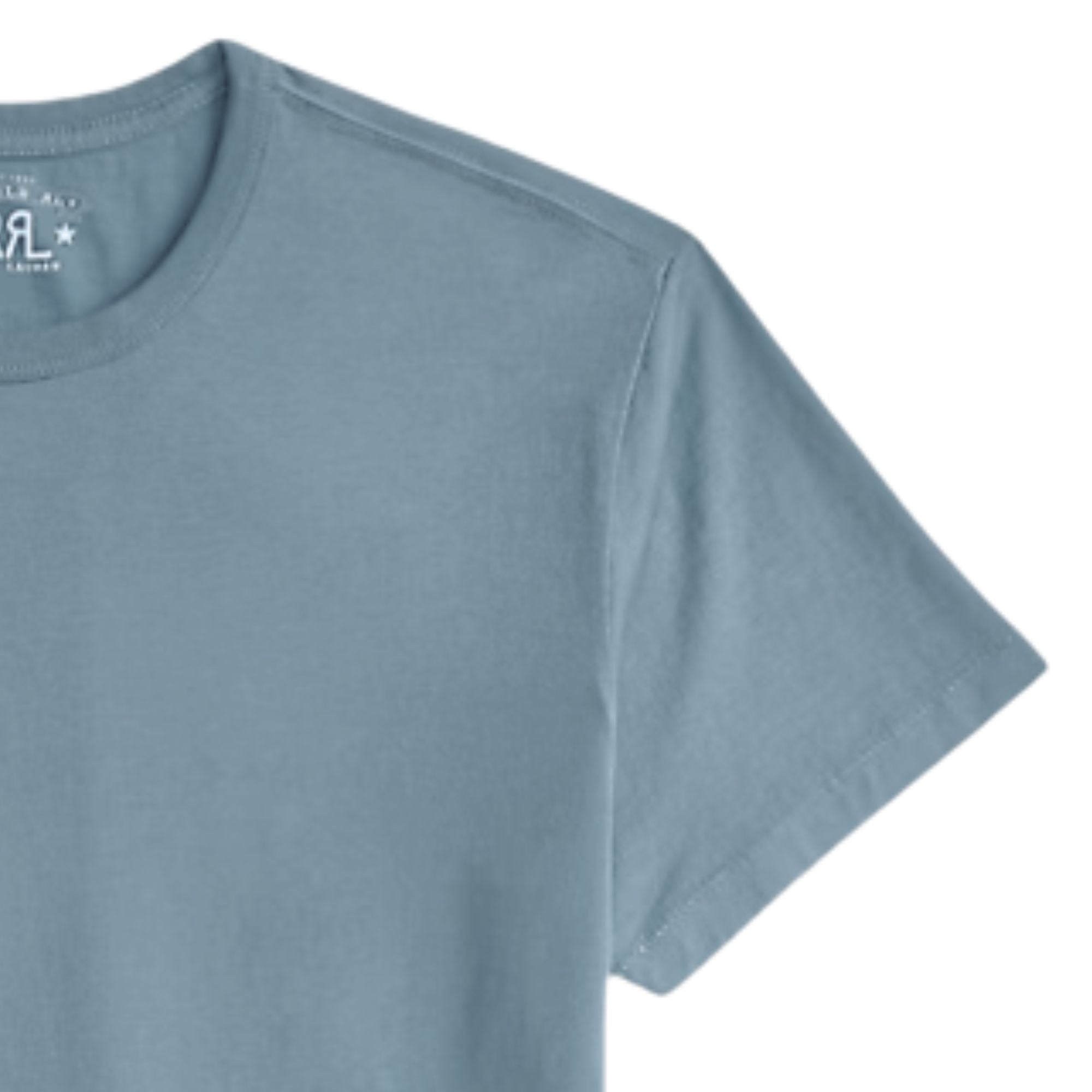 RRL by Ralph Lauren Garment-Dyed Crewneck T-Shirt - Blue
