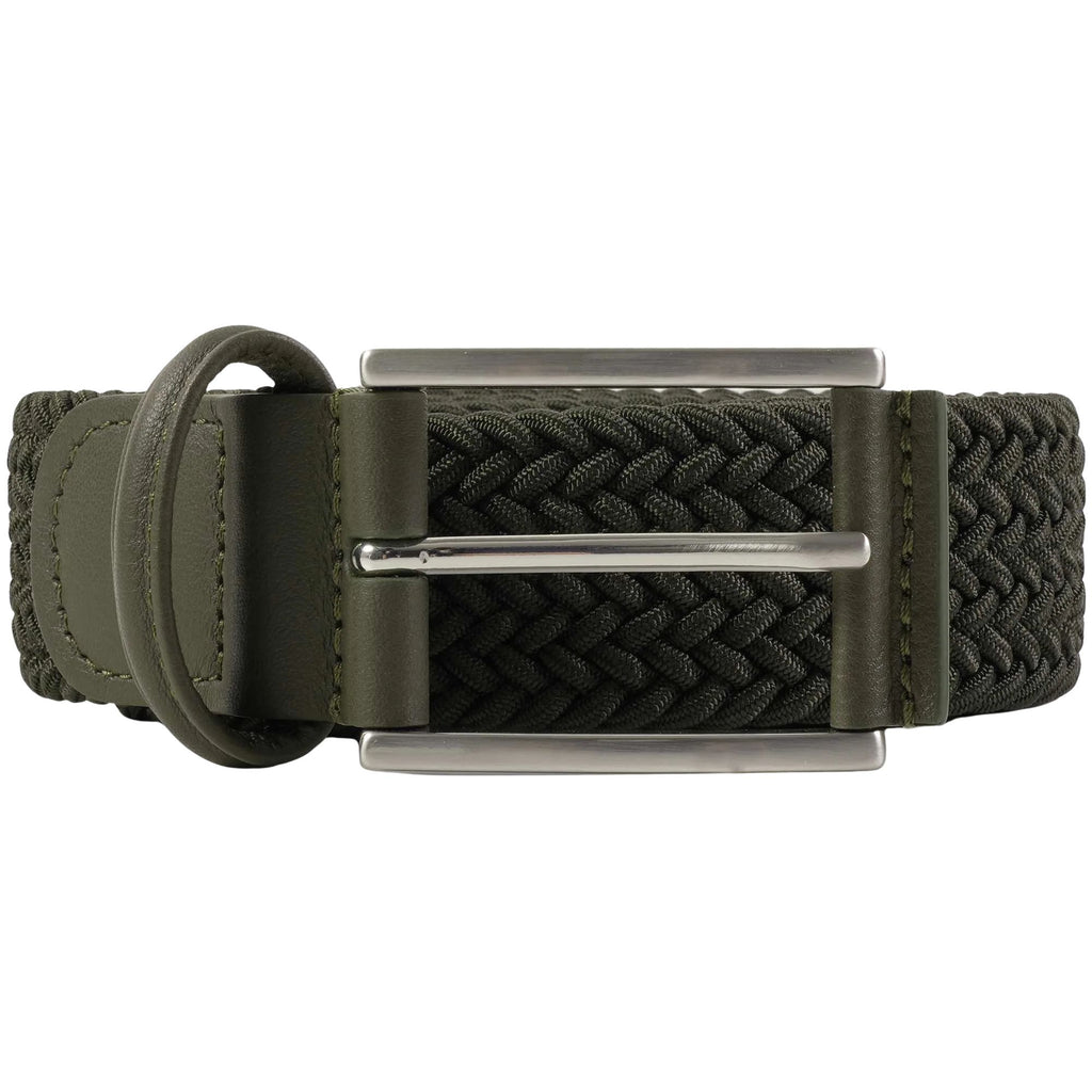 Anderson's Belts Woven Belt - Dark Khaki