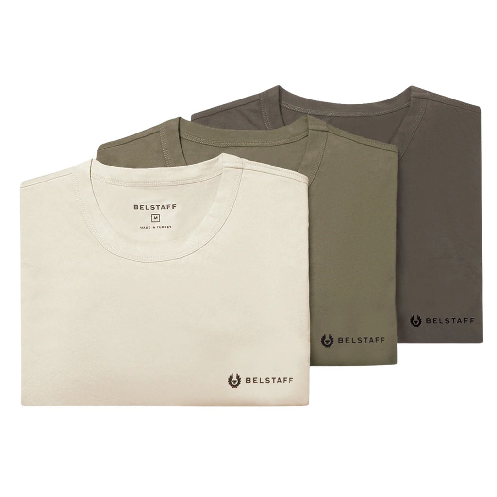 Belstaff 3 Pack T-Shirts - Multi