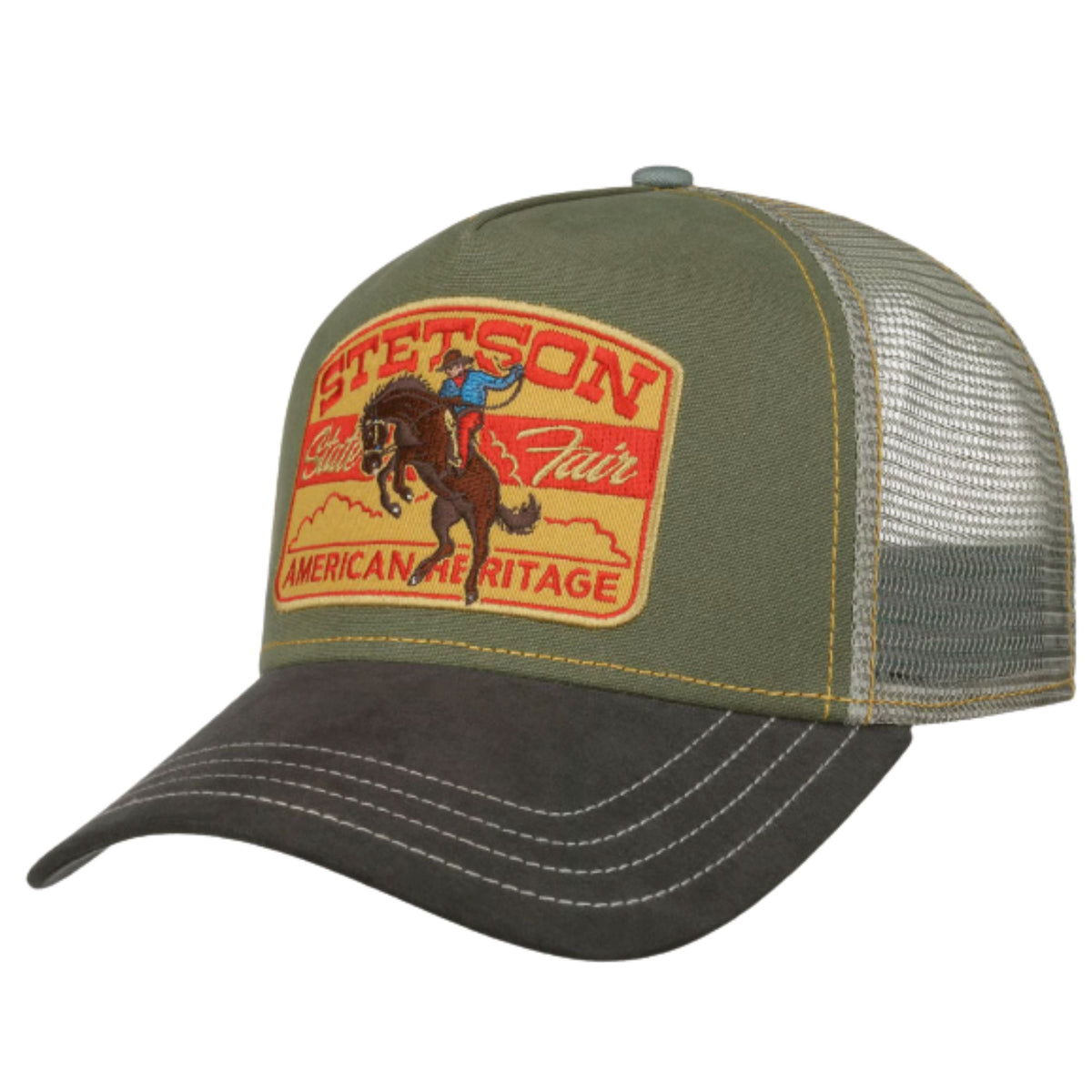 Stetson Hats State Fair Trucker Cap - Olive