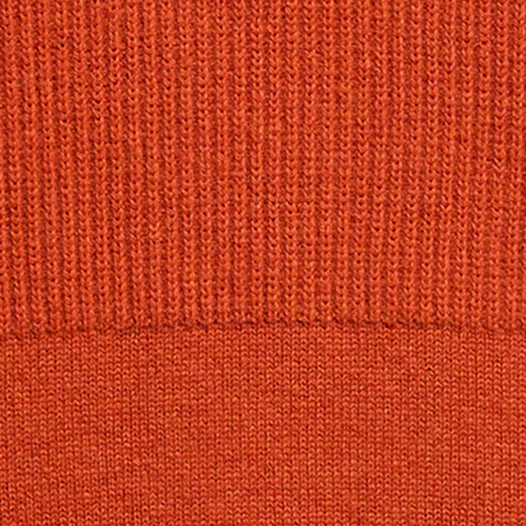 Barbour x Norbit Funnel Neck Jumper - Burnt Orange