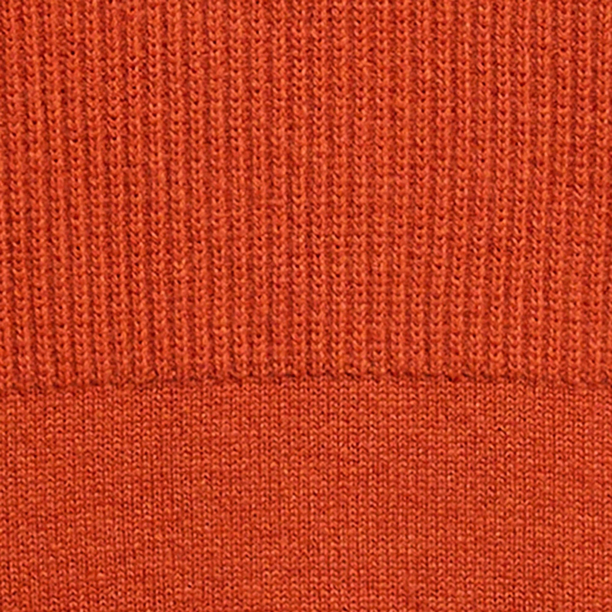 Barbour x Norbit Funnel Neck Jumper - Burnt Orange