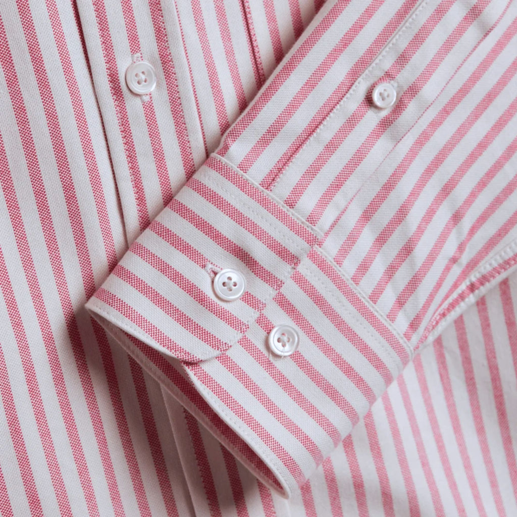 Portuguese Flannel Montebelo Stripe Shirt - Red