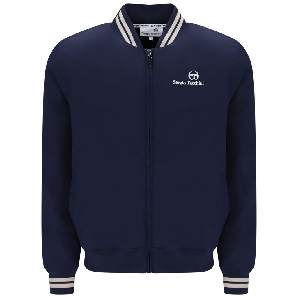 Sergio Tacchini Court Bomber Jacket - Maritime Blue/Peyote