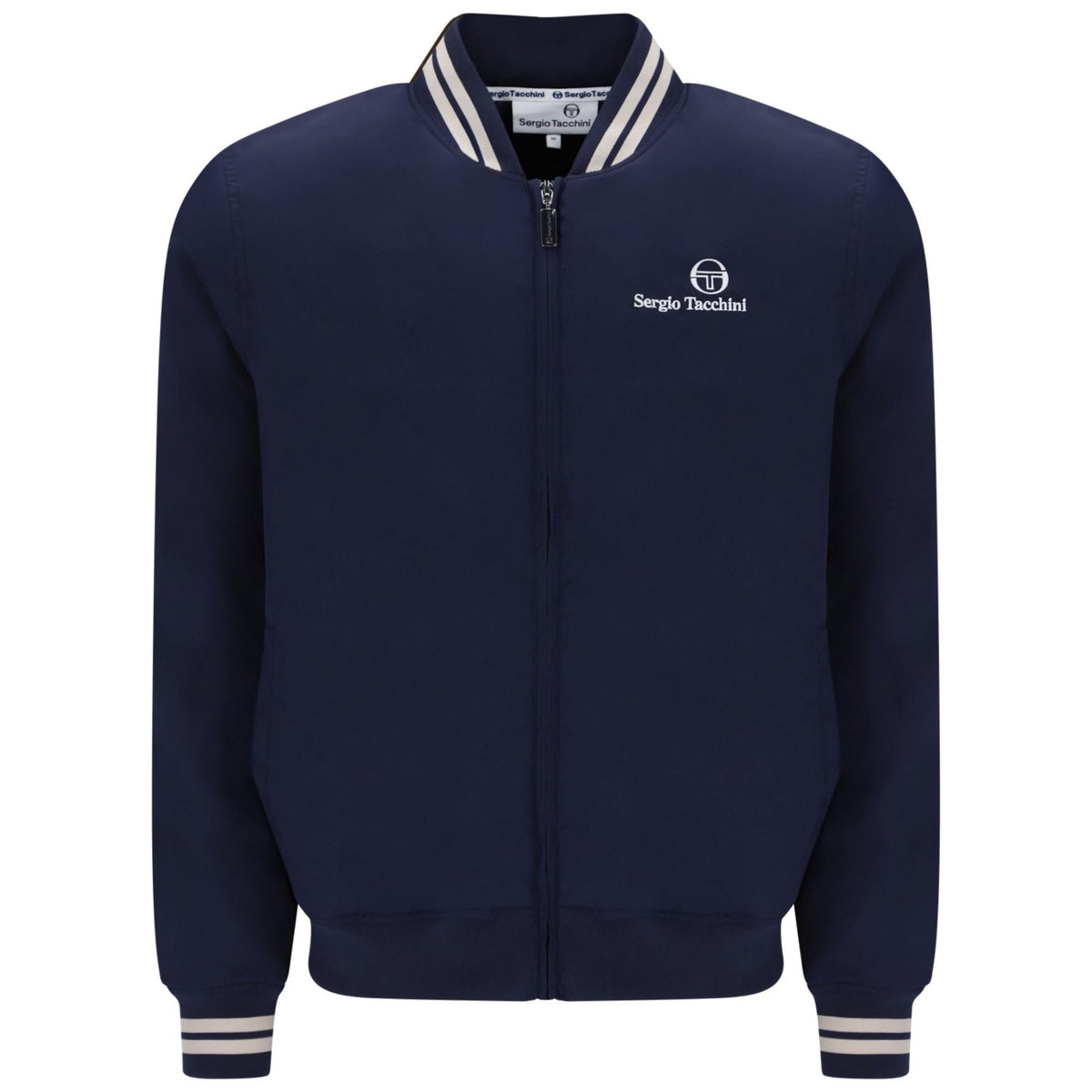 Sergio Tacchini Court Bomber Jacket - Maritime Blue/Peyote