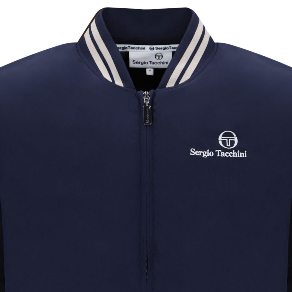 Sergio Tacchini Court Bomber Jacket - Maritime Blue/Peyote
