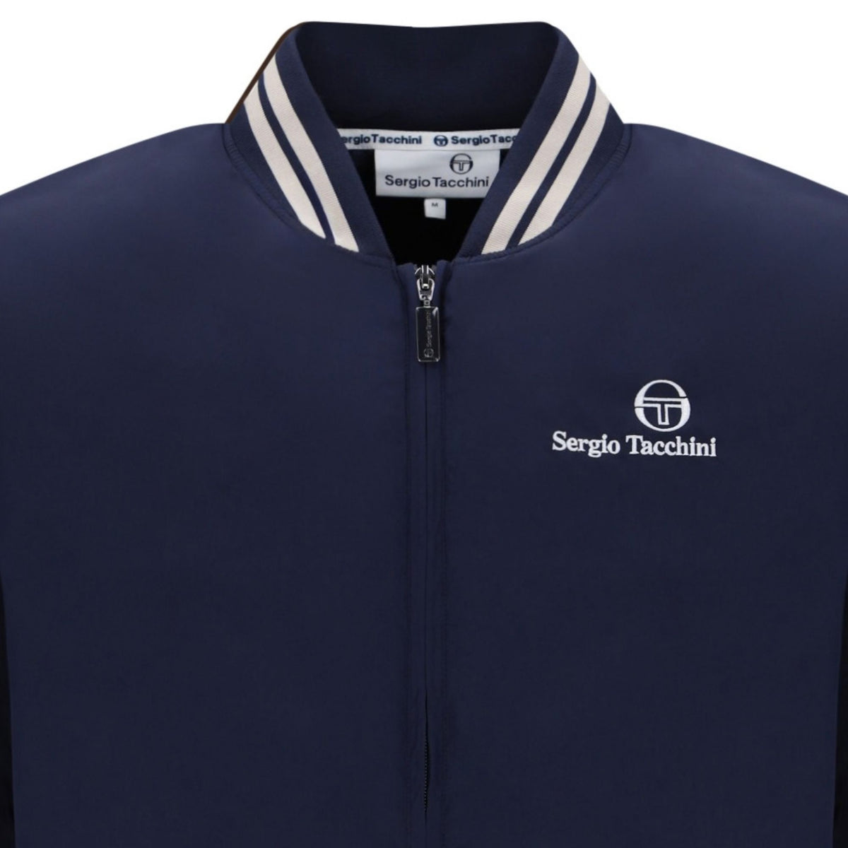 Sergio Tacchini Court Bomber Jacket - Maritime Blue/Peyote
