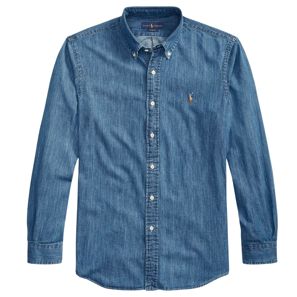 Polo Ralph Lauren Custom Fit Denim Shirt - Denim