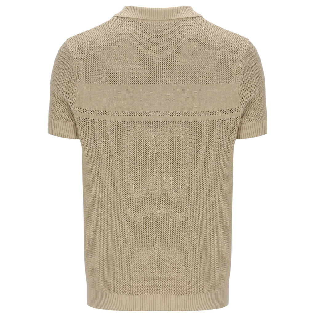 Sergio Tacchini Sabino Knit Polo Shirt - Desert