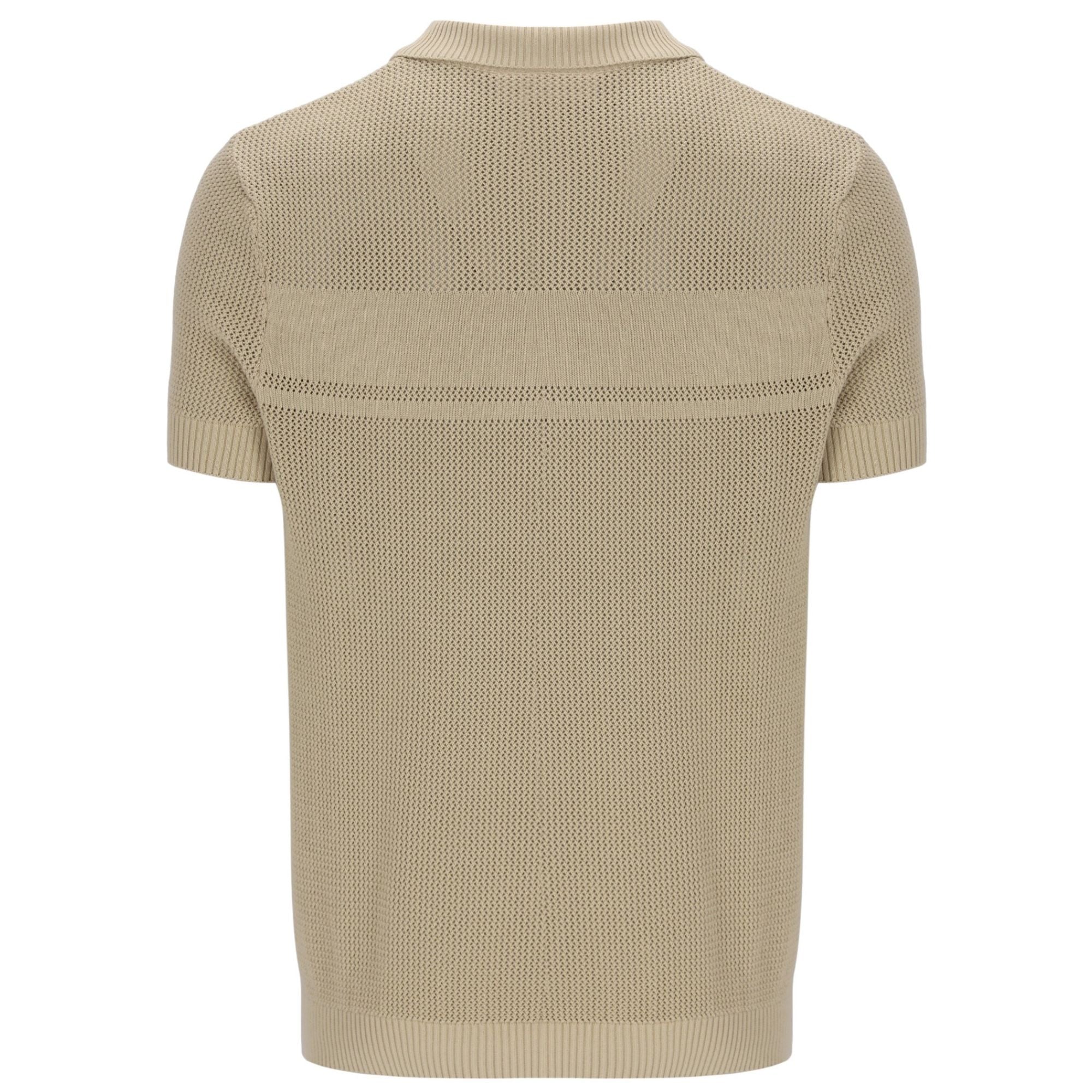 Sergio Tacchini Sabino Knit Polo Shirt - Desert