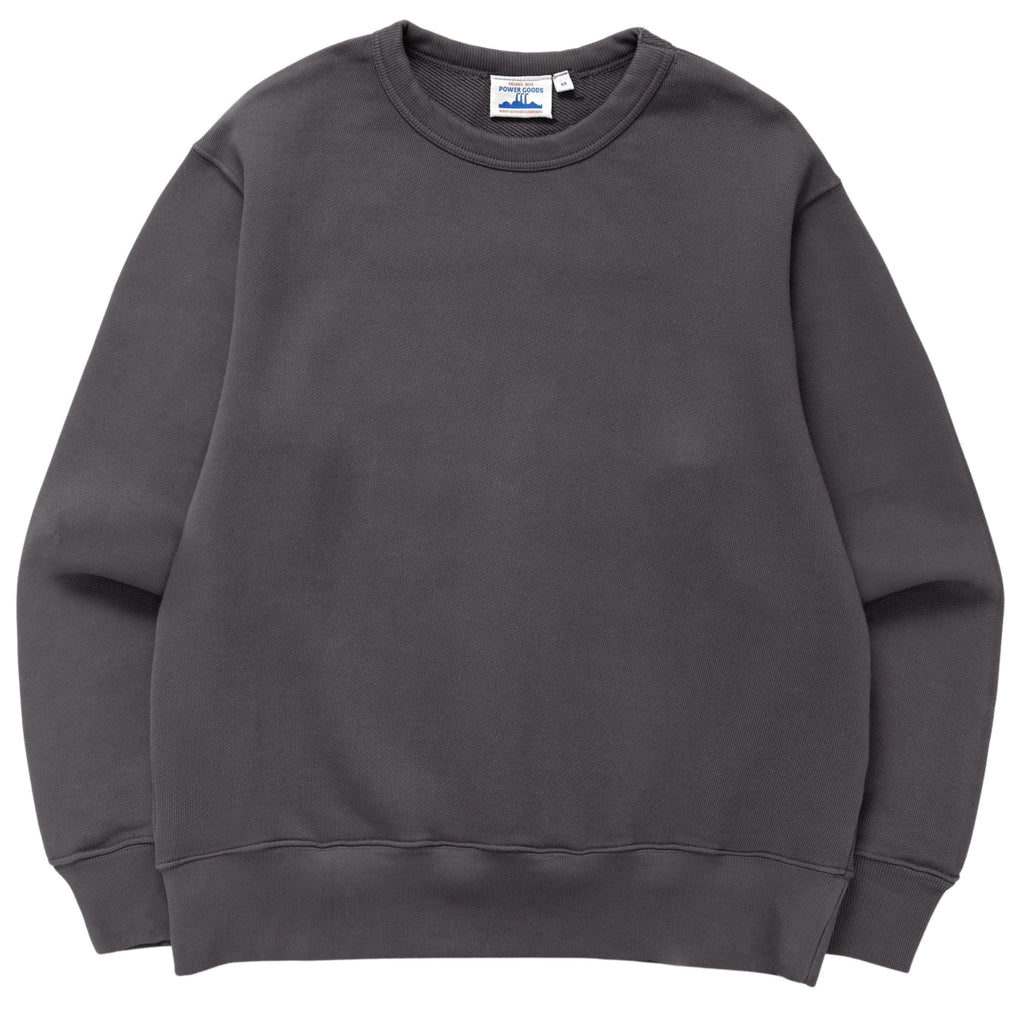 Power Goods Loopback Crewneck - Washed Black