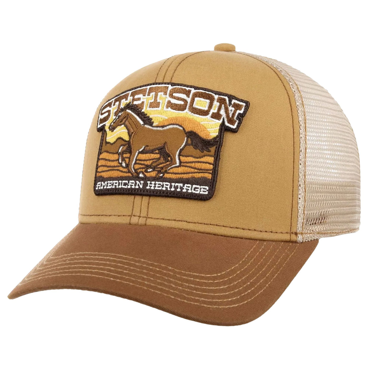 Stetson Hats Mustang Baseball Cap - Brown