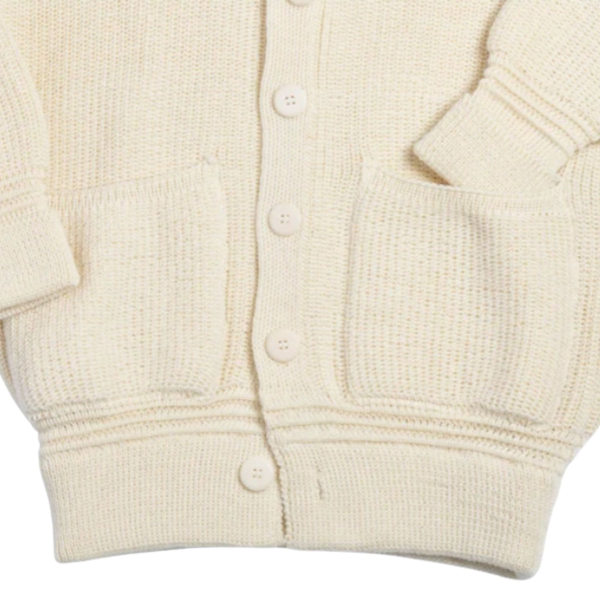 Heimat Virgin Wool Eiger Cardigan - Seashell