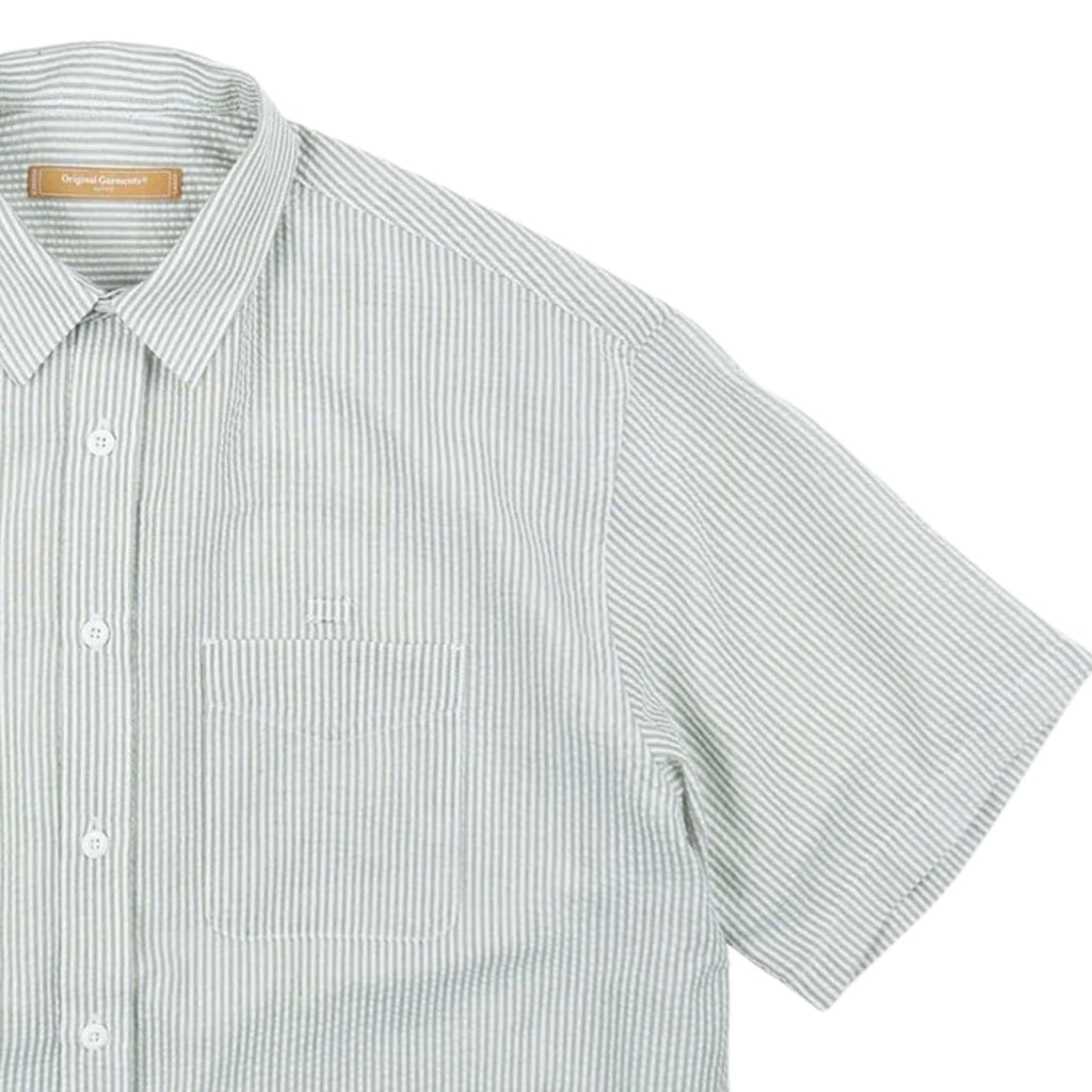 FrizmWORKS OG Stripe Seersucker Shirt - Green