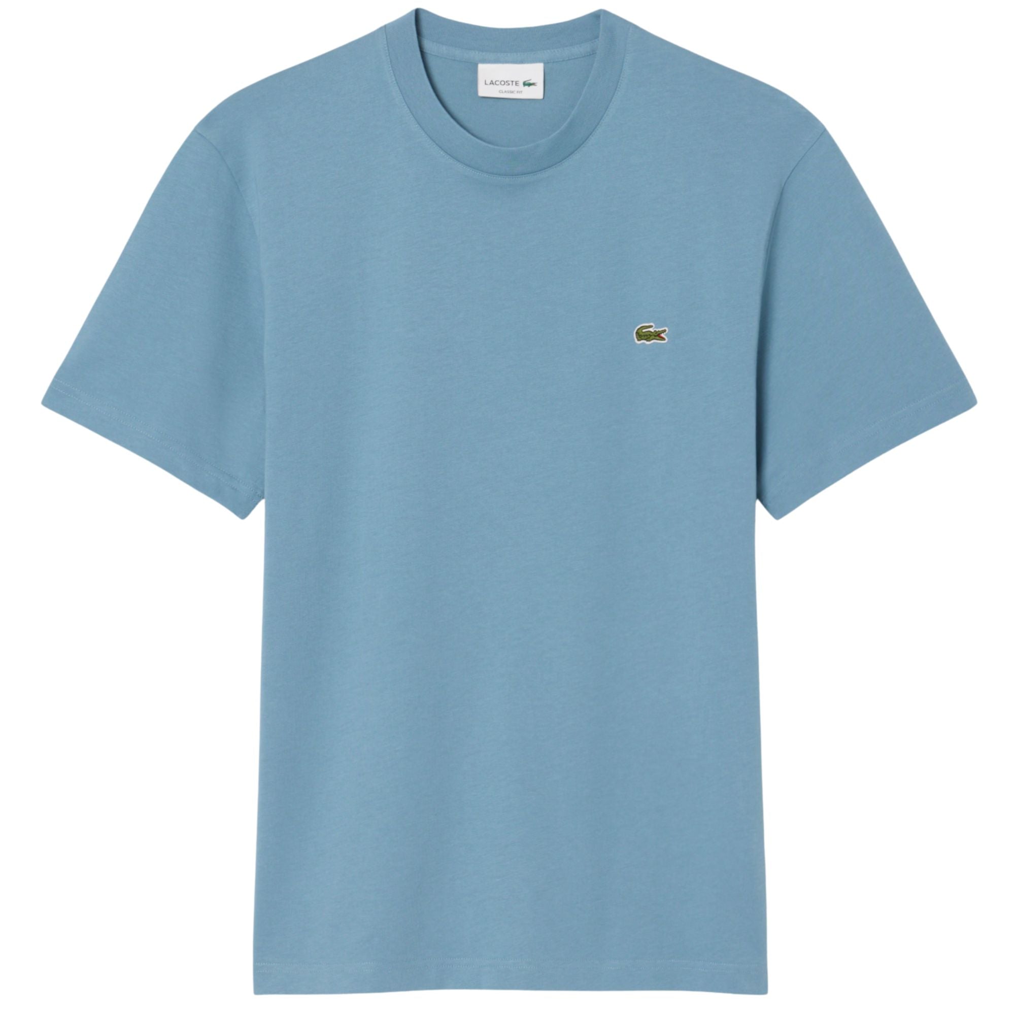 Lacoste Cotton T-Shirt - Grayish Blue